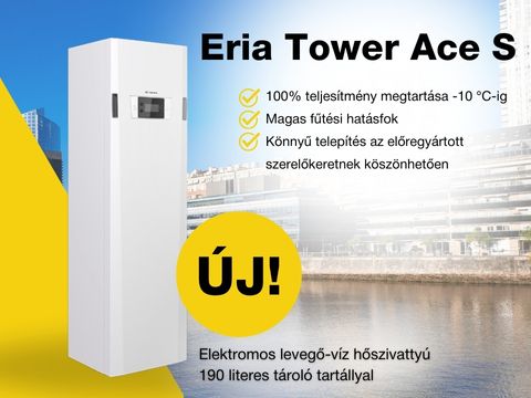 Remeha Eria Tower Ace S: Az új generációs hőszivattyú megérkezett Magyarországra 